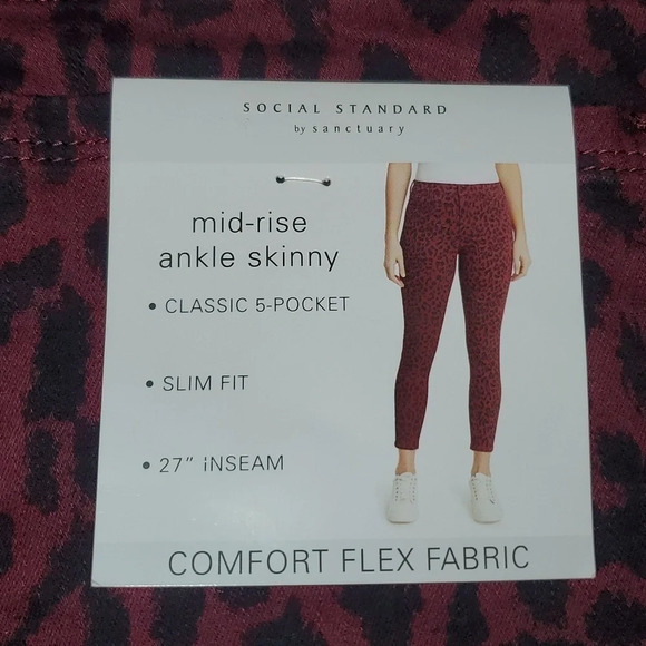 Sanctuary Ladies Jeans Social Standard By Sanctuary Ankle Skinny Size 14 NWT - Picture 7 of 7
